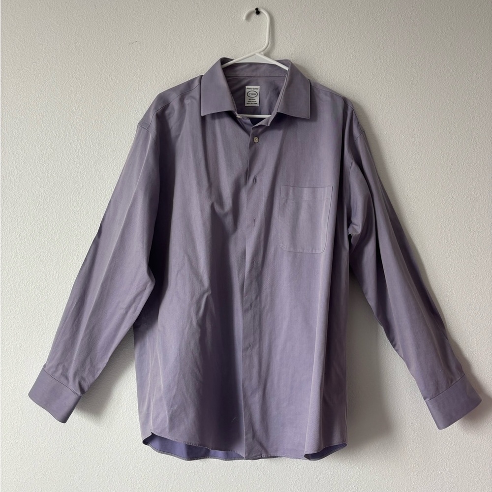 Elegant Lavender Men's Dress Shirt
